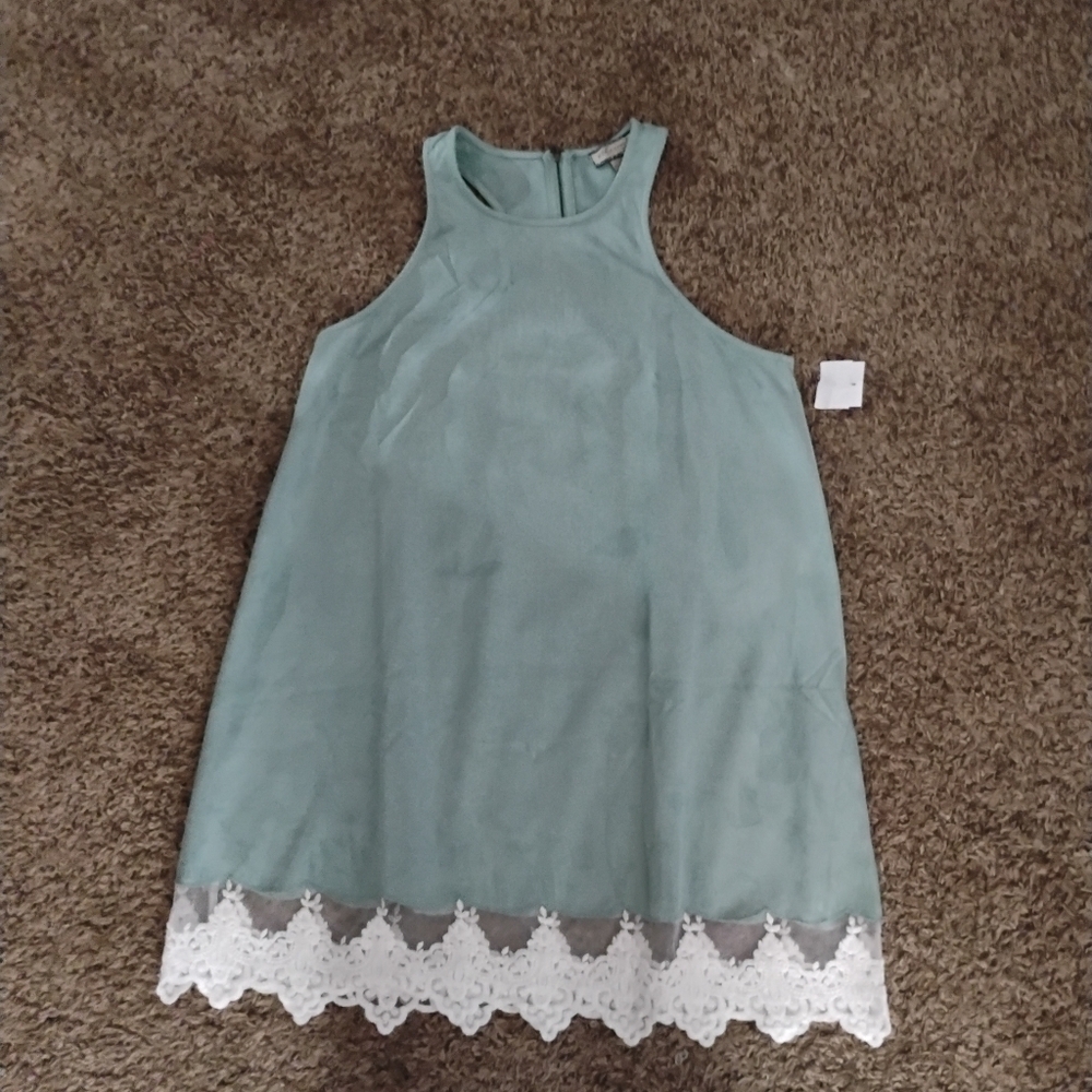 Whimsical Suede-Like Fairycore Dress 🍂 Size:L New without tags